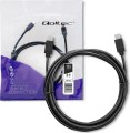 Qoltec USB-C - USB-C 3 m Czarny