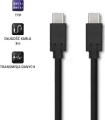 Qoltec USB-C - USB-C 3 m Czarny