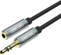 Unitek Jack 3.5mm - Jack 3.5mm 1m srebrny