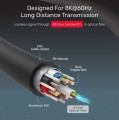 Unitek HDMI - HDMI 30m szary