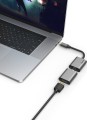 Hama Premium USB-C - DisplayPort Mini + HDMI + VGA Szary