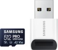 Samsung MEMORY MICRO SDXC 512GB W/READER