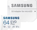 Samsung MEMORY MICRO SDXC EVO+ 64GB V10 W/A