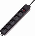 Akyga AK-SP-05B 5 gniazd 3 m czarna