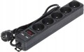 Akyga AK-SP-05U 5 gniazd 1.8 m czarna