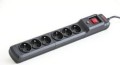 Armac Multi M6 przeciwprzepięciowa 6 gniazd 4.5 m czarna