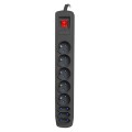 Armac R8 przeciwprzepięciowa 8 gniazd 1.5 m czarna