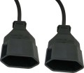 Akyga AK-RD-05A Y przedłużacz CEE 7/16 1.2m kolor czarny