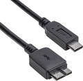 Akyga AK-USB-44 USB-C - microUSB 1 m Czarny