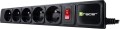 Tracer PowerGear przeciwprzepięciowa 5 gniazd 1.5 m czarna