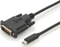 Digitus USB-C - DVI-D 2 m Czarny