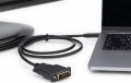 Digitus USB-C - DVI-D 2 m Czarny