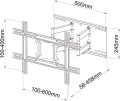 Art Uchwyt ścienny AR-87 40'' - 80''