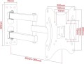 Art Uchwyt ścienny AR-60A 19'' - 42''