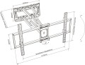 Art UCHWYT DO TV LCD/LED 50-120" 150KG AR-91XXL