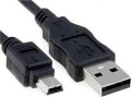 Akyga USB-A - miniUSB 1.8 m Czarny
