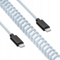 Akyga USB-C - USB-C 3 m Biały