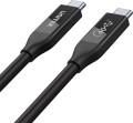 Unitek C14100BK-0.8M USB-C - USB-C 0.8 m Czarny