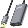 Unitek Y-271 USB-A - USB-A 5 m Srebrny