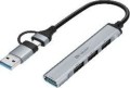 Tracer TRAPOD47499, USB Type-C do USB-A, 4x USB-A