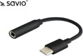 Savio AK-35/B USB - Jack 3.5mm Czarny