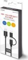 Savio CL-128 USB-A - 1 m Czarny