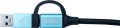 I-TEC USB-C USB-A - USB-C 1 m Czarny