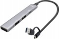 I-TEC Hub USB-C/USB-A Metal 1x USB 3.0 + 3x USB 2.0