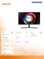 Monitor 28 cali Samsung U28H750UQUX LU28H750UQUXEN