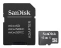 SanDisk microSDHC 16GB + adapter SD