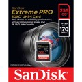 SanDisk Karta pamięci Extreme Pro SDXC 256GB 170/90 MB/s V30 UHS-I U3