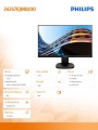 Philips Monitor 23.8 243S7EJMB IPS HDMI FHD Pivot