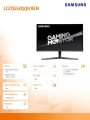 Monitor 27 cali Samsung C27JG52QQUX LC27JG52QQUXEN