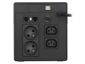 Zasilacz UPS LINE-INTERACTIVE 1000VA 2X 230V PL + 2XIEC OUT, RJ11/RJ45 IN/OUT, USB, LCD _1