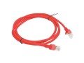 Kabel sieciowy Lan Rj45 Patchcord KAT.6 UTP 2M CZERWONY