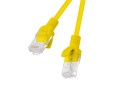 Kabel sieciowy Lan Rj45 Patchcord KAT.6 UTP 0,25M ŻÓŁTY