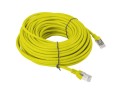 Kabel sieciowy Lan Rj45 Patchcord KAT.6 UTP 20M ŻÓŁTY