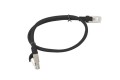 Kabel sieciowy Lan Rj45 Patchcord KAT.6 UTP 0,5M CZARNY