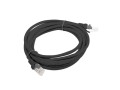 Kabel sieciowy Lan Rj45 Patchcord KAT.6 UTP 3M CZARNY