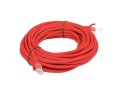 Kabel sieciowy Lan Rj45 Patchcord 5E UTP 10M CZERWONY