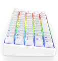 Klawiatura KRUX Neo PRO White RGB Wireless Gateron Yellow