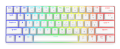 Klawiatura KRUX Neo PRO White RGB Wireless Gateron Yellow