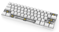 Klawiatura KRUX Neo PRO White RGB Wireless Gateron Yellow