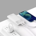 Baseus Powerbank Bipow 10000mAh, 2xUSB, USB-C, 15W (PPDML-I02) Biały