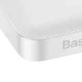 Baseus Powerbank Bipow 10000mAh, 2xUSB, USB-C, 15W (PPDML-I02) Biały