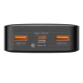 BASEUS Power Bank Bipow 20000mAh, 2xUSB, USB-C, 20W Black