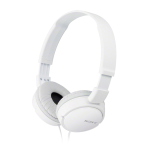 Słuchawki przewodowe Sony (białe) | MDR-ZX110W.AE