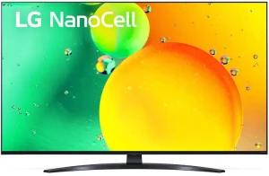 LG 50NANO763QA NanoCell 50'' 4K Ultra HD WebOS 22