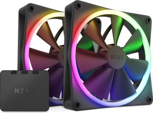 Nzxt F140 RGB 2-pack + Hub