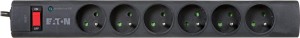 Eaton Protection Strip przeciwprzepięciowa 6 gniazd 1 m czarna